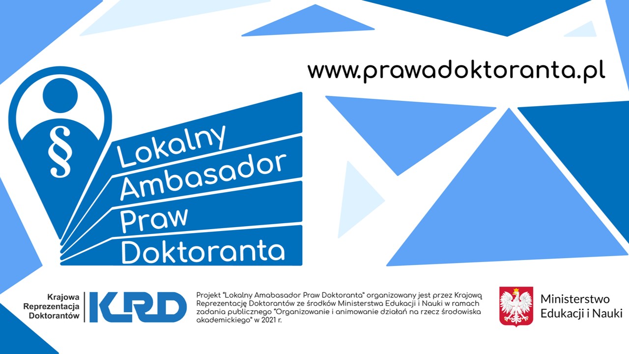 Szkolenia w ramach projektu „Lokalny Ambasador Praw Doktoranta”