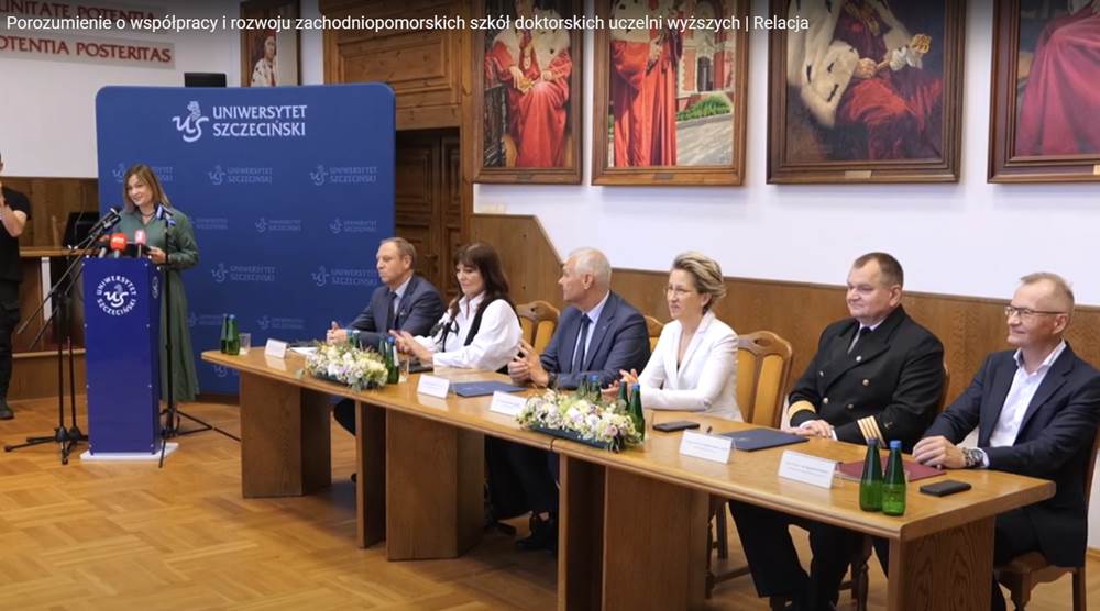 Relacja z podpisania porozumienia na rzecz Forum Szkół Doktorskich Pomorza Zachodniego