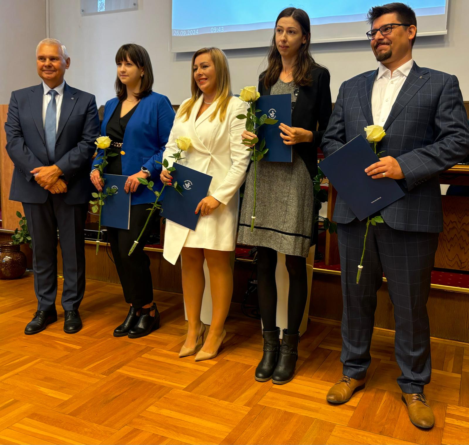 Nasza Doktorantka mgr inż. Paulina Małkowska z tytułem Młodego Naukowca Roku Uniwersytetu Szczecińskiego