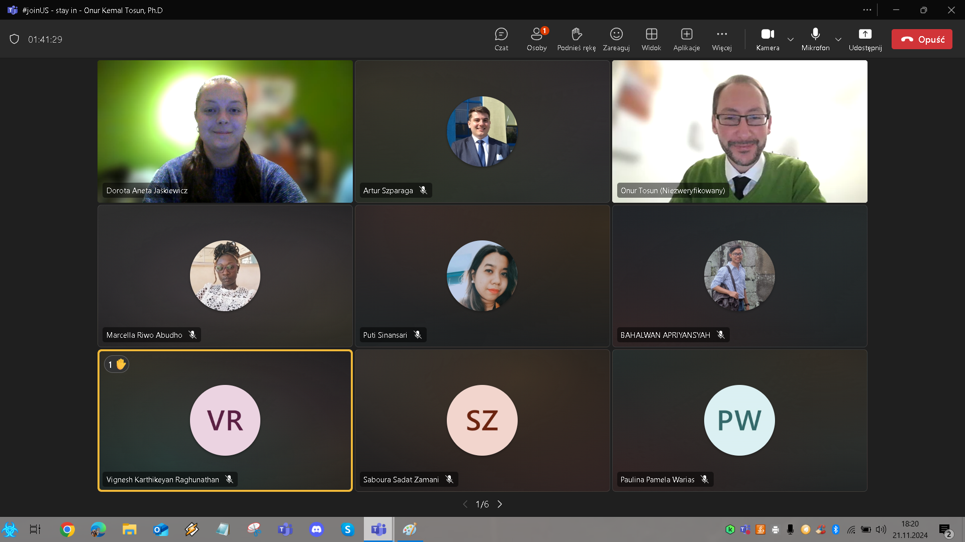 Za nami pierwsze w tym roku akademickim spotkanie z cyklu „Join US – Stay with US”