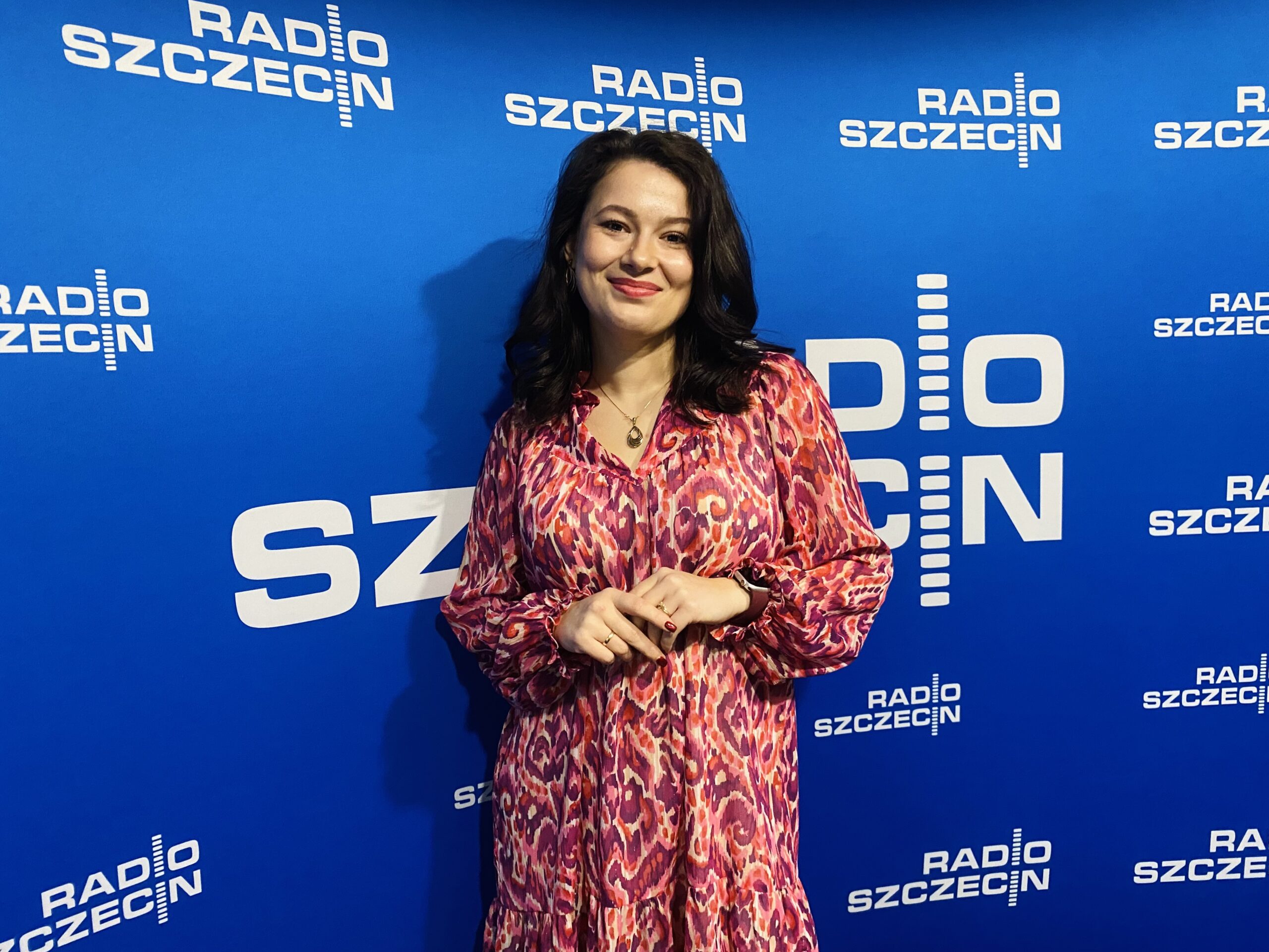 Doktorantka Szkoły Doktorskiej Uniwersytetu Szczecińskiego w Radiu Szczecin (fot. Radio Szczecin)