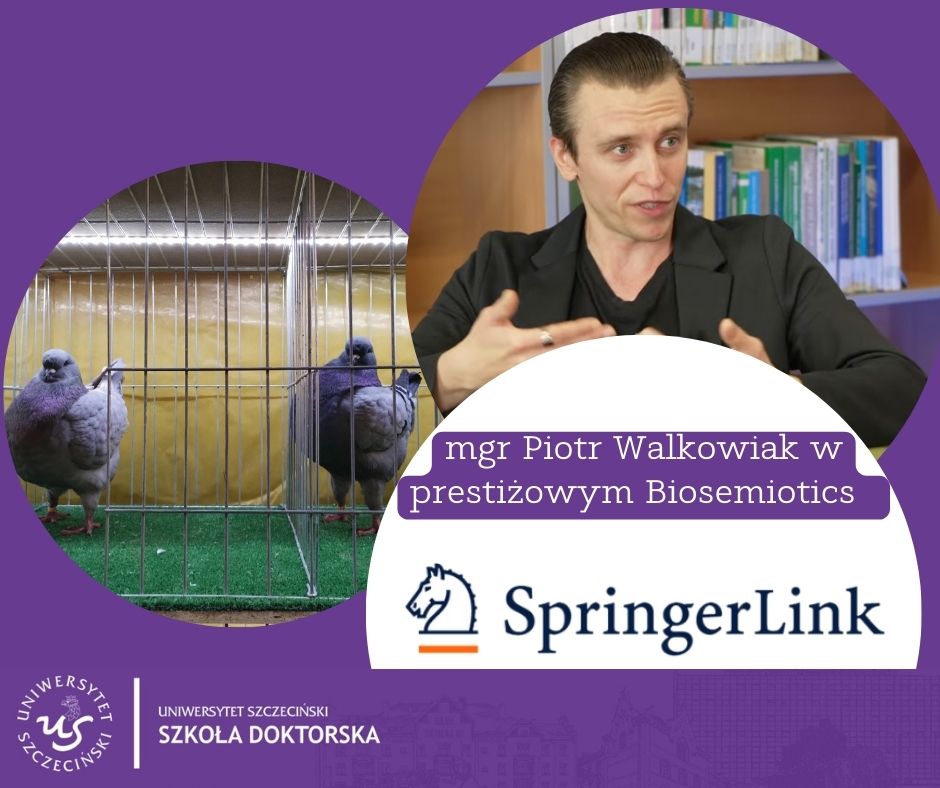 Publikacja w czasopiśmie Biosemiotics doktoranta SD US mgra Piotra Walkowiaka!