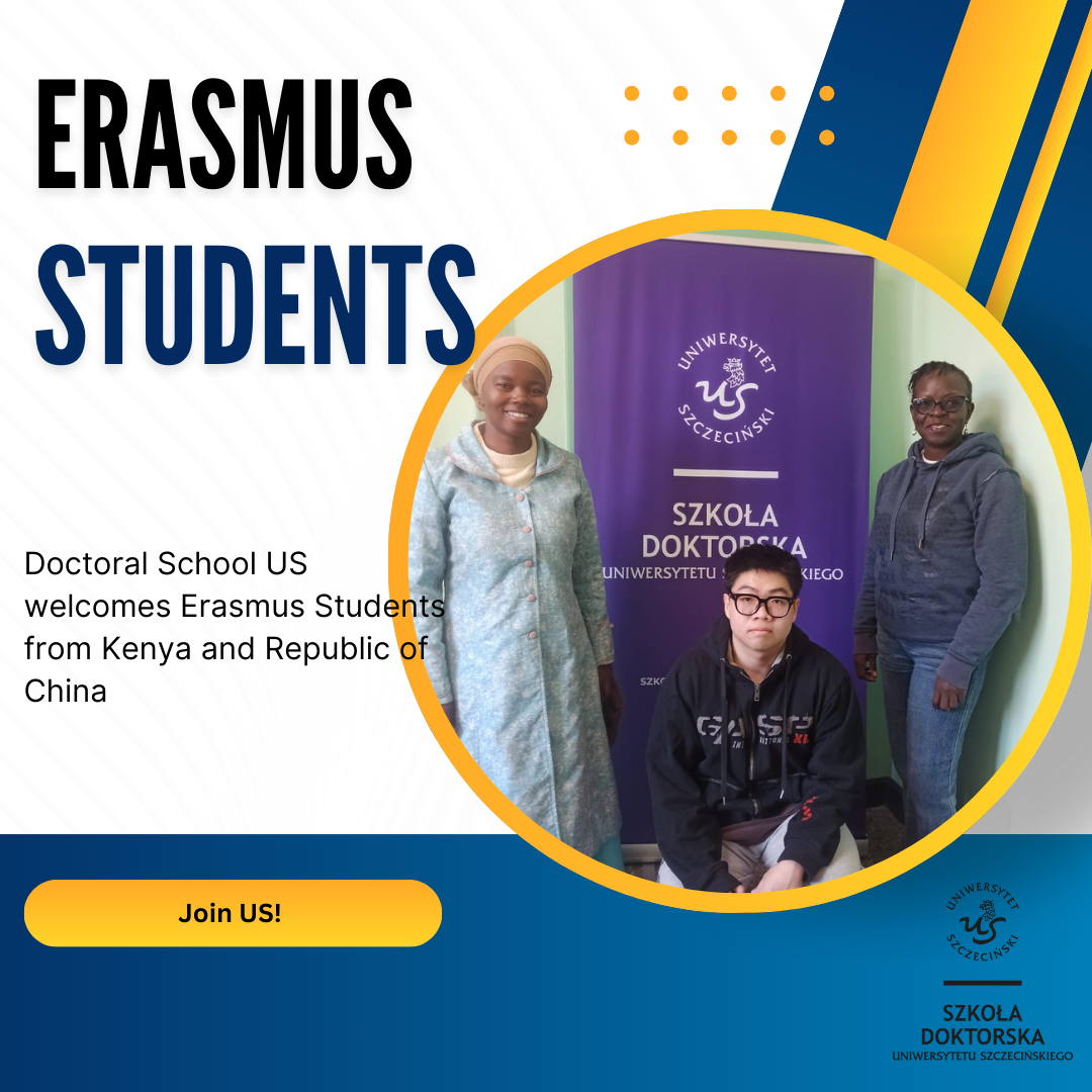 Doktoranci z Programu Erasmus w Szkole Doktorskiej US!