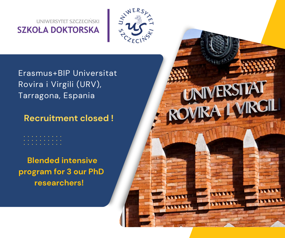Erasmus+BIP in June – Tarragona, Spain for our PhD Students!