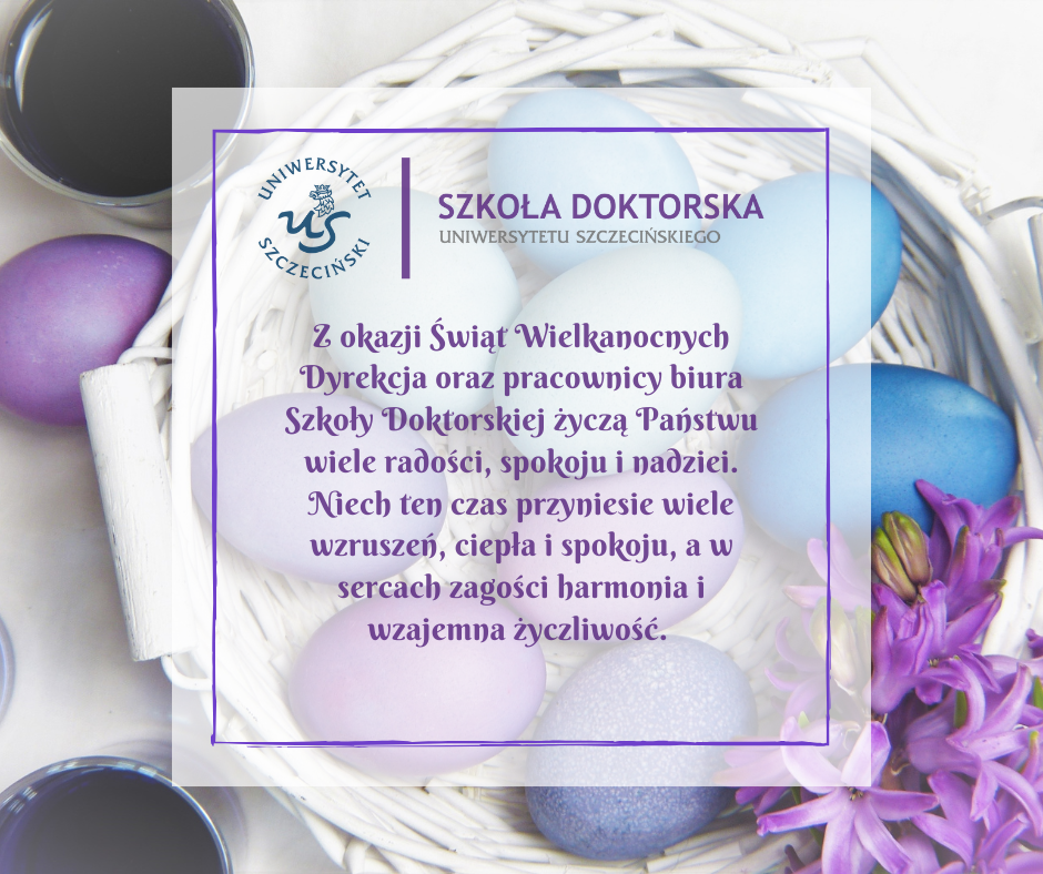 Szkoła Doktorska życzy radosnej Wielkanocy!