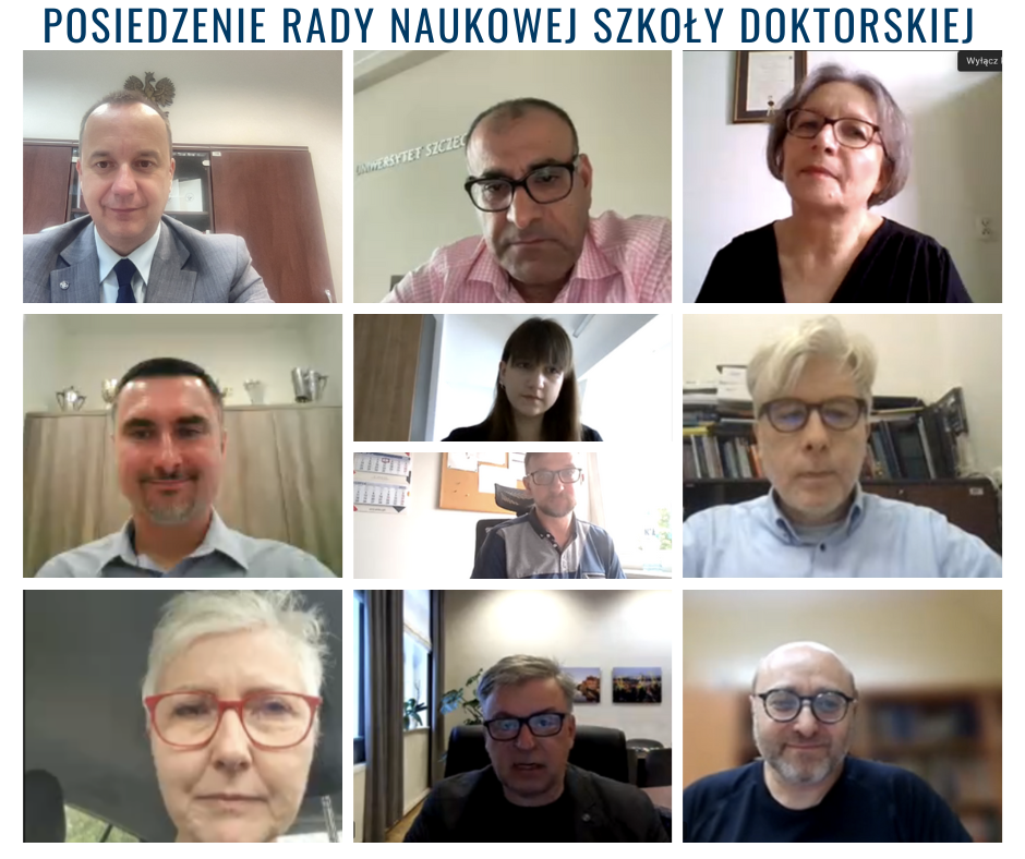 Posiedzenie Rady Naukowej Szkoły Doktorskiej US 3.07.2025 r – wybór wiceprzewodniczącego Rady
