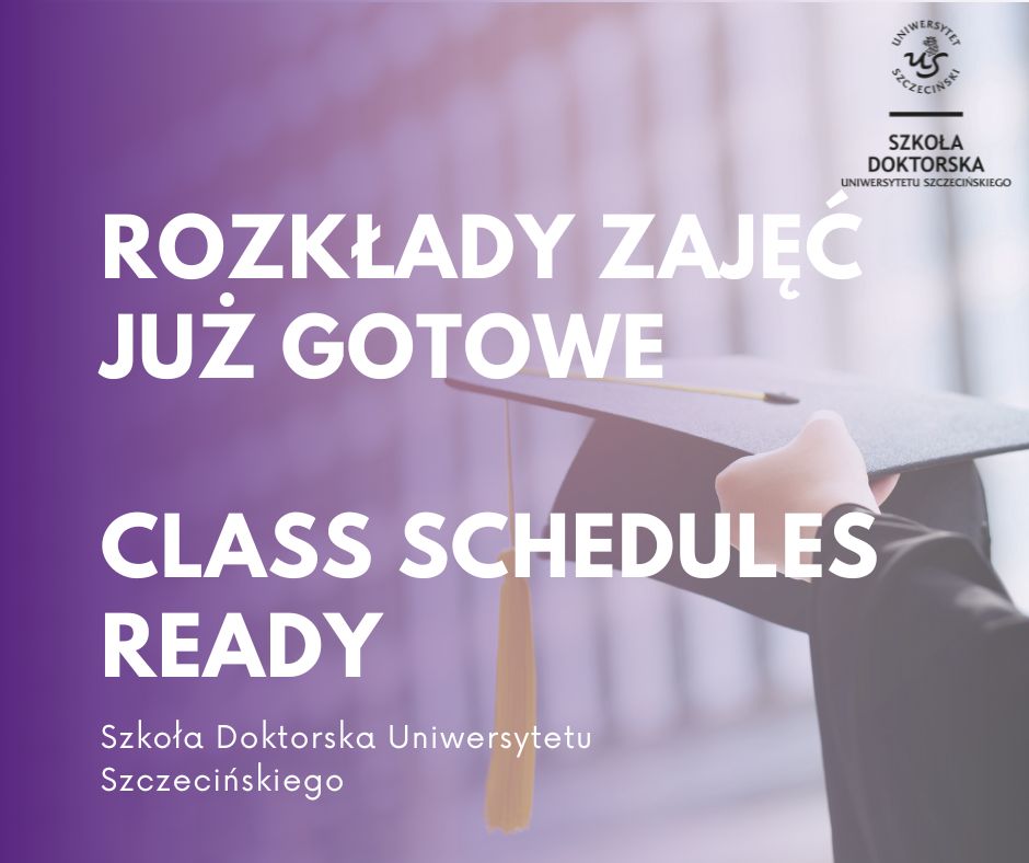 Rozkłady zajęć na nowy rok akademicki już gotowe