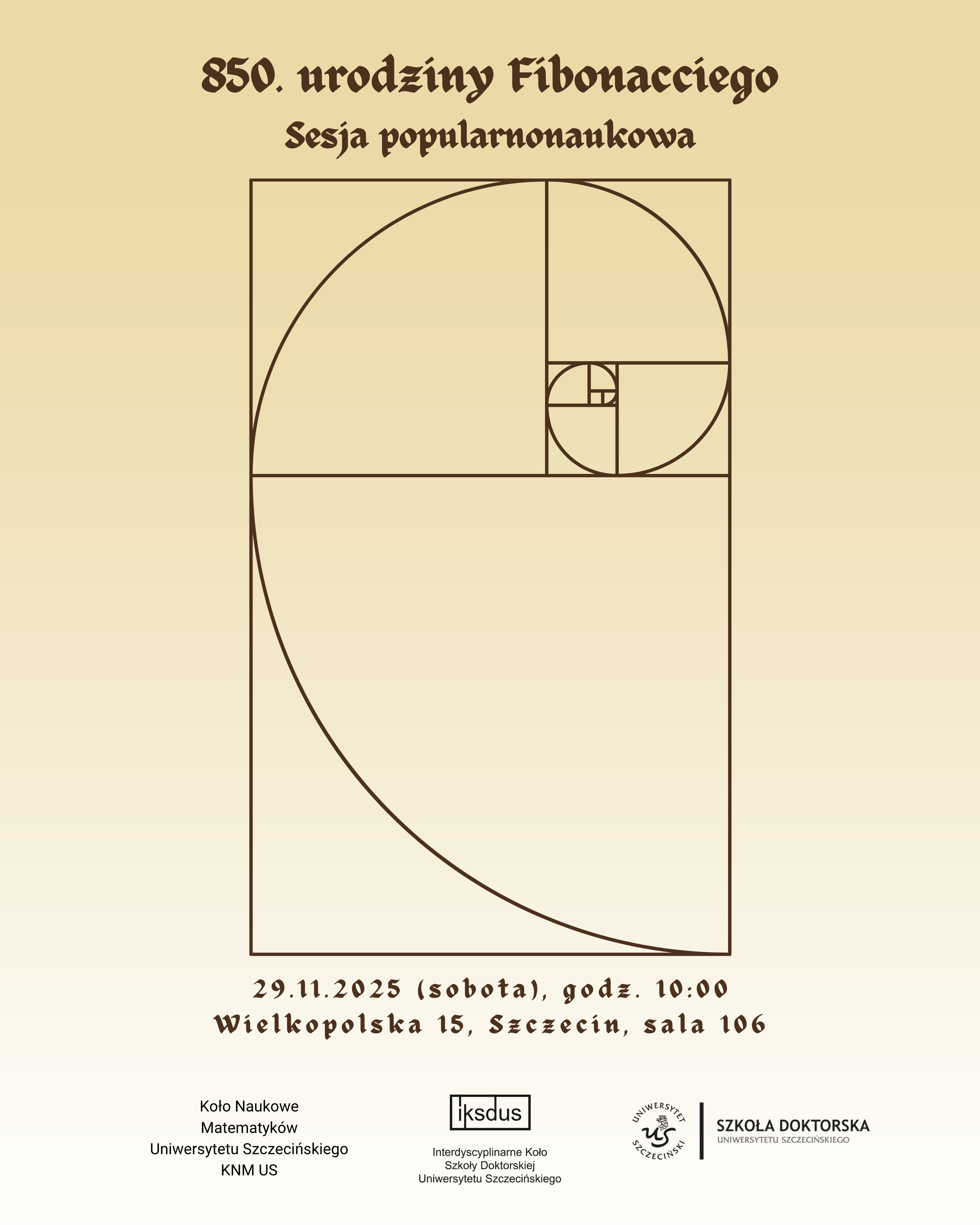 Sesja naukowa z okazji 850. rocznicy urodzin Fibonacciego!