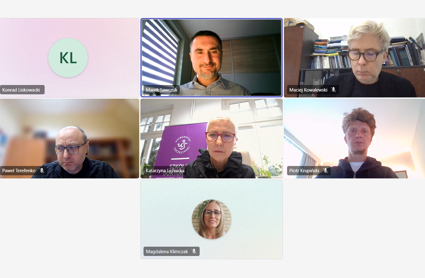 Posiedzenie Rady Naukowej Szkoły Doktorskiej