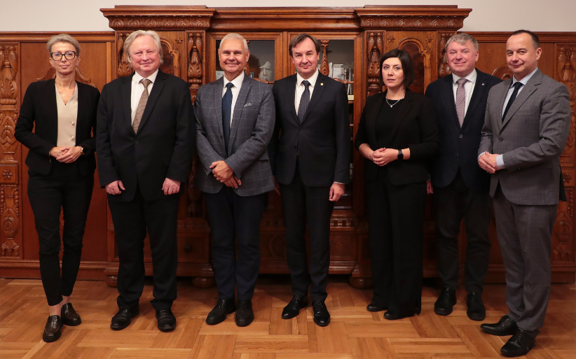 Spotkanie z władzami Uniwersytetu Wileńskiego
