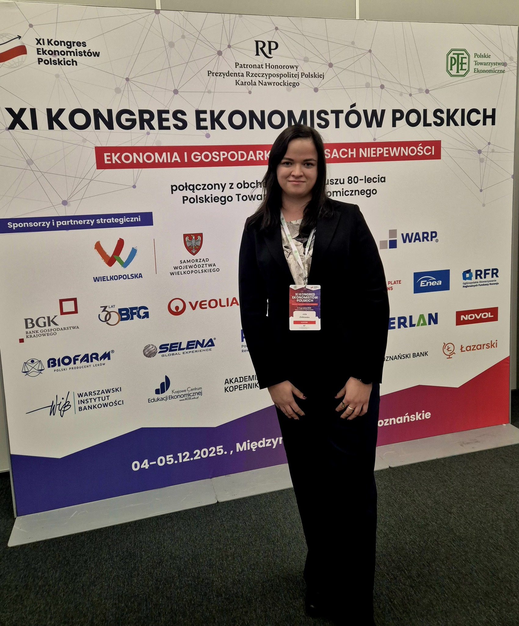 XI Kongres Ekonomistów Polskich z udziałem Doktorantki Szkoły Doktorskiej