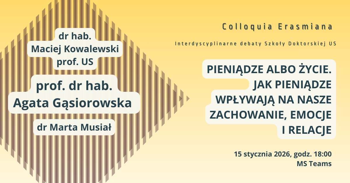 Interdyscyplinarne debaty Szkoły Doktorskiej Uniwersytetu Szczecińskiego