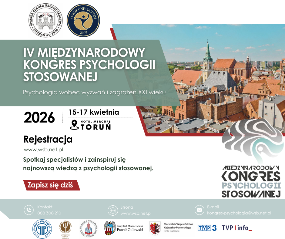 IV Międzynarodowy Kongres Psychologii Stosowanej 