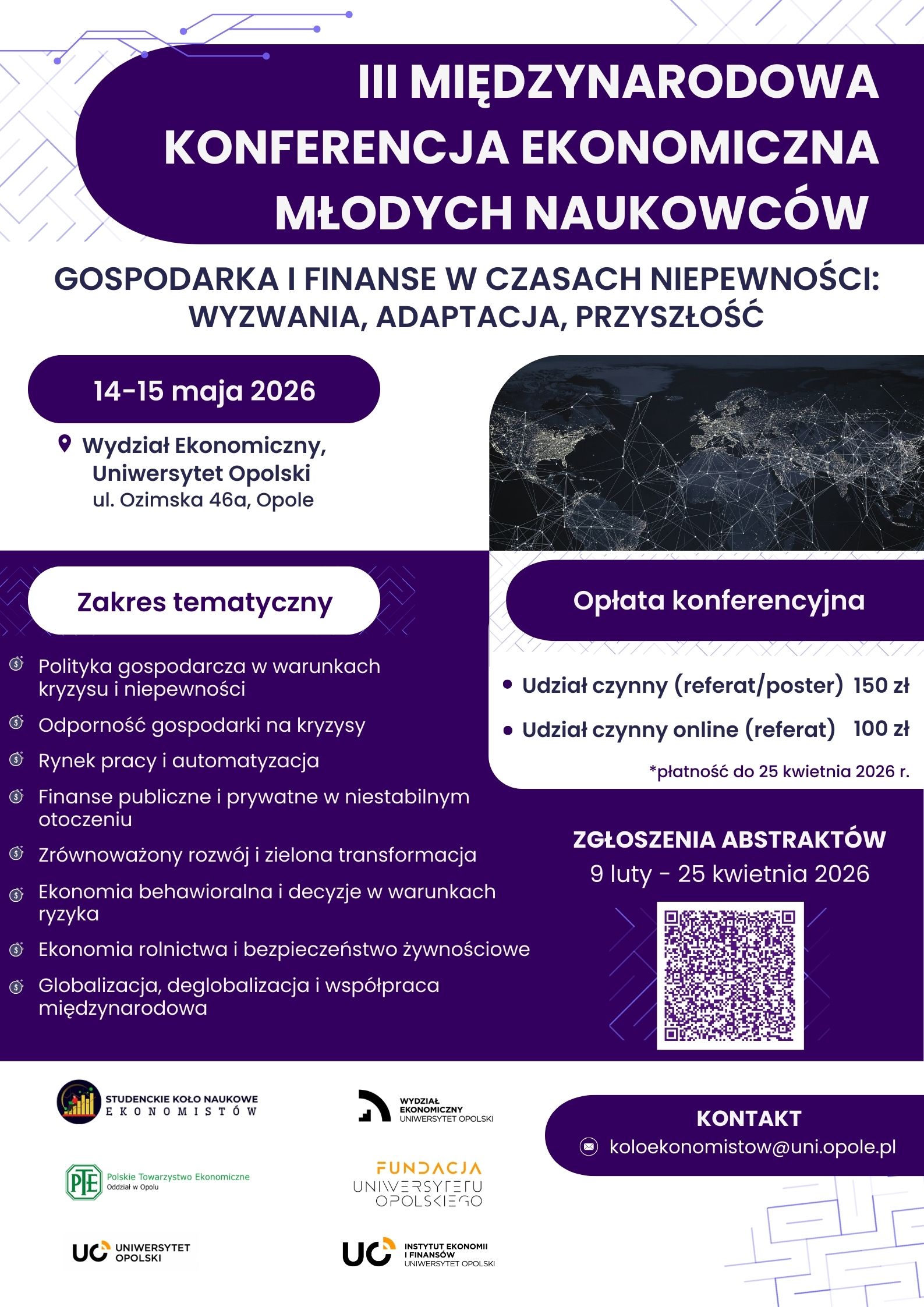 III Międzynarodowa Konferencja Ekonomiczna Młodych Naukowców