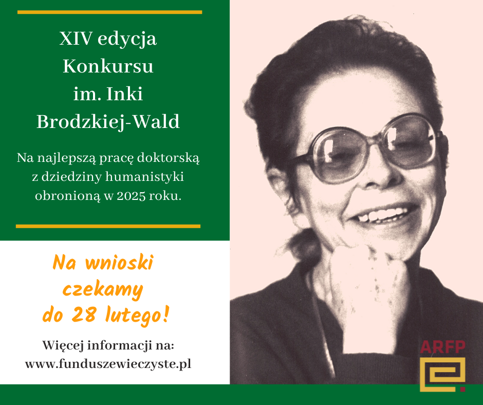 Ruszyła XIV edycja Konkursu im. Inki Brodzkiej-Wald