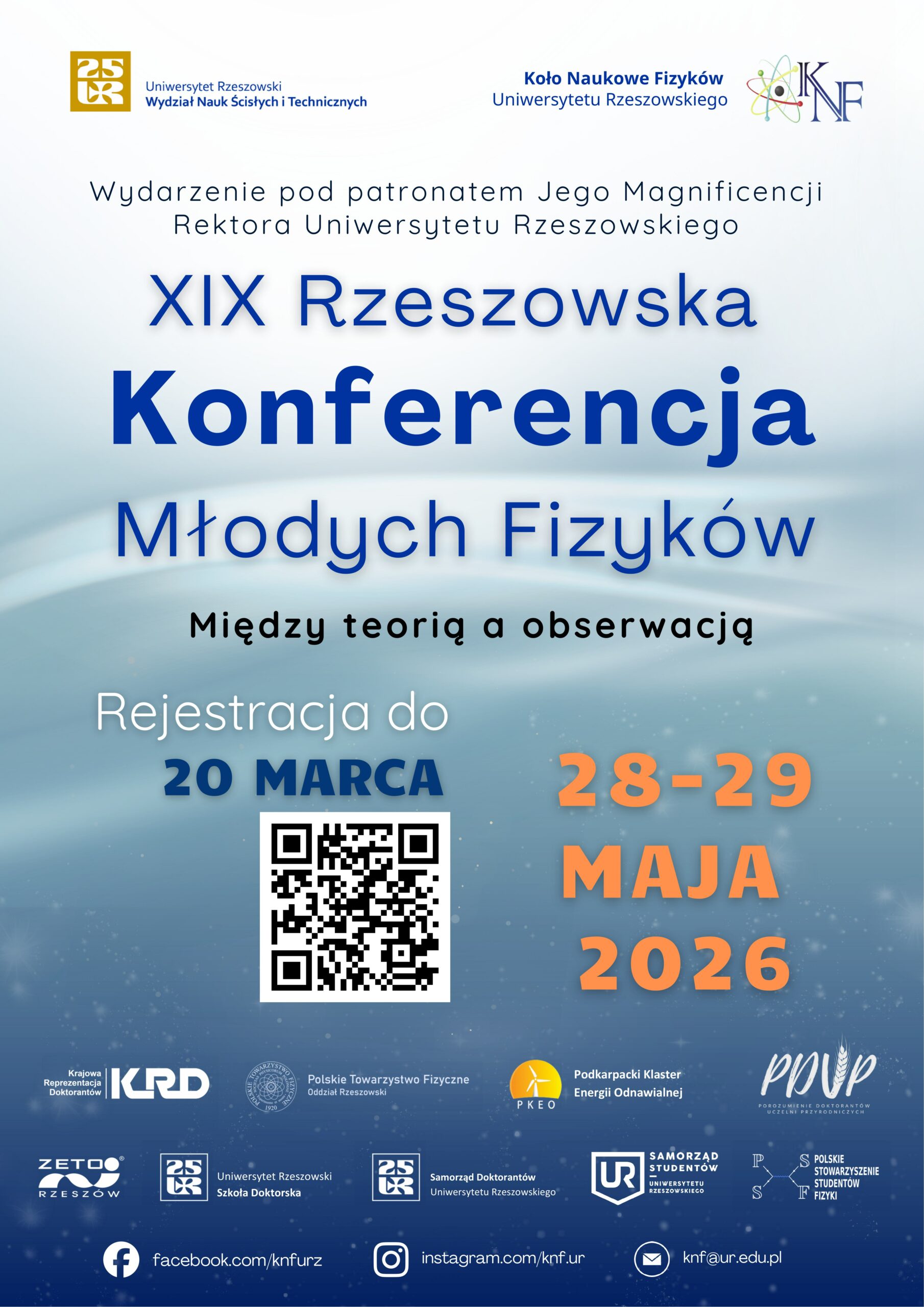 XIX Rzeszowska Konferencja Młodych Fizyków