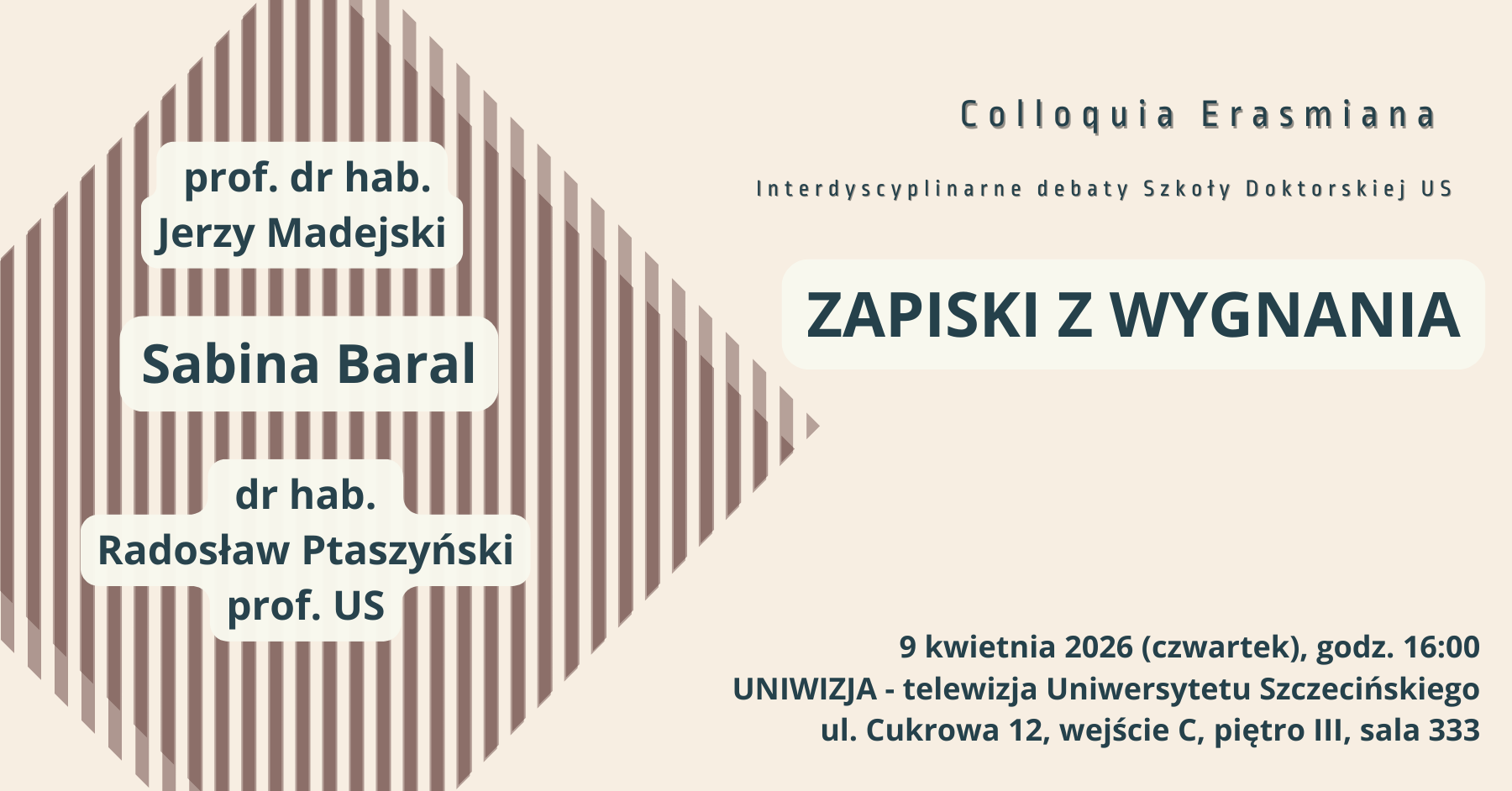 Interdyscyplinarne debaty Szkoły Doktorskiej Uniwersytetu Szczecińskiego