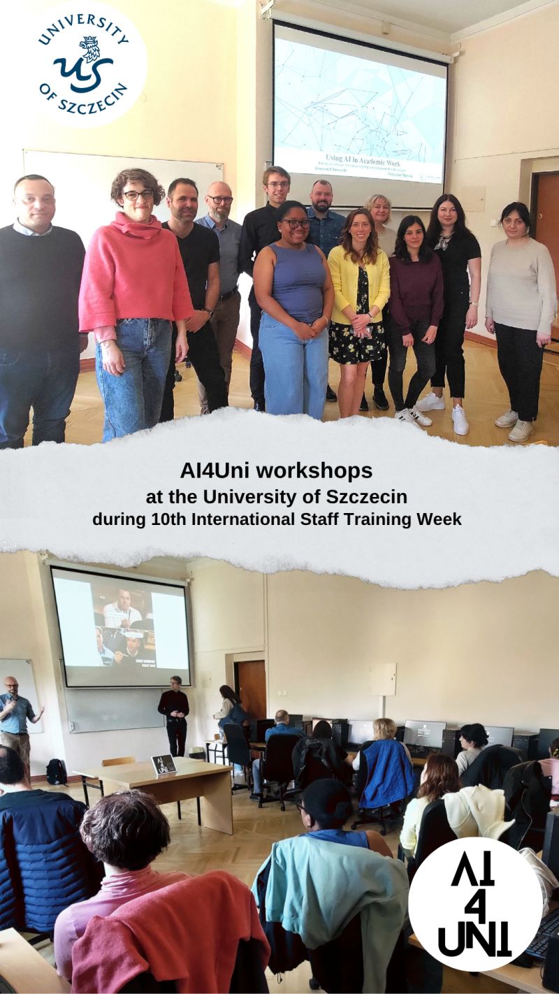 Projekt AI4Uni podczas Staff Week US