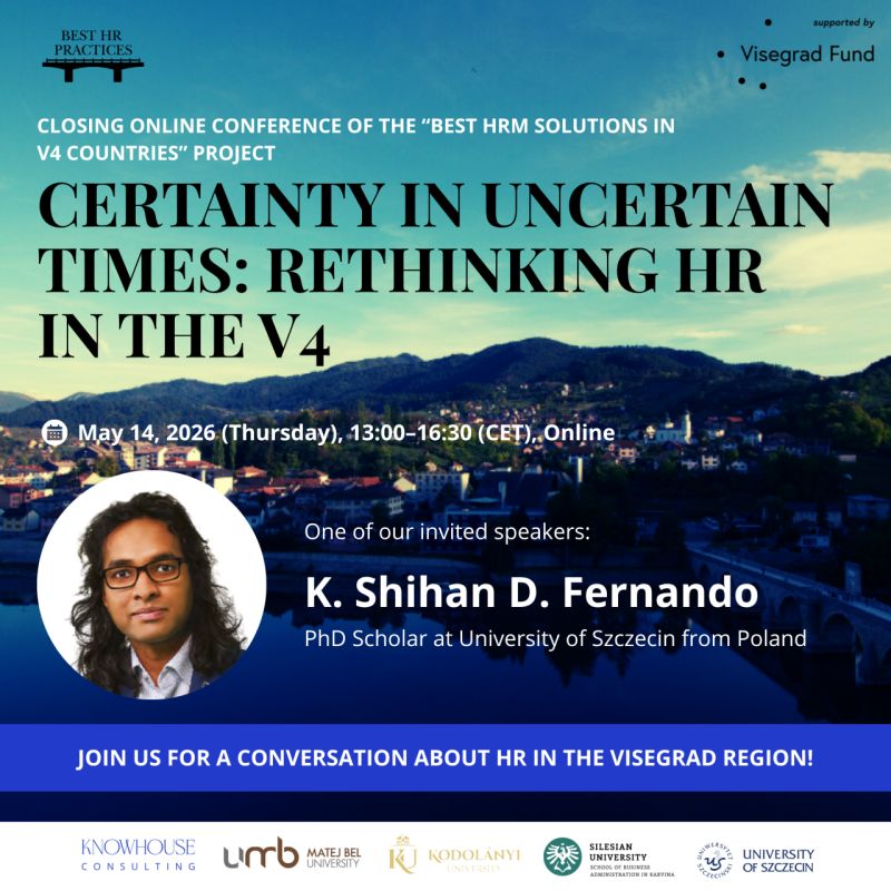 “Certainty in Uncertain Times: Rethinking HR in the V4” online conference