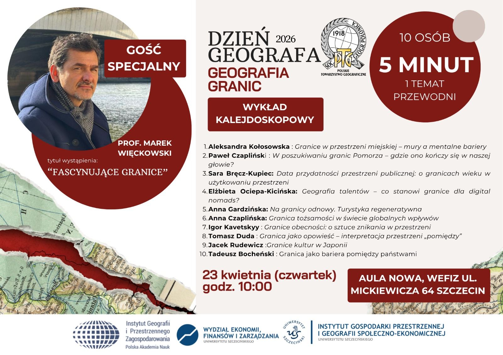 Dzień Geografa 2026 – „Granica w geografii” z udziałem Doktorantek Szkoły Doktorskiej