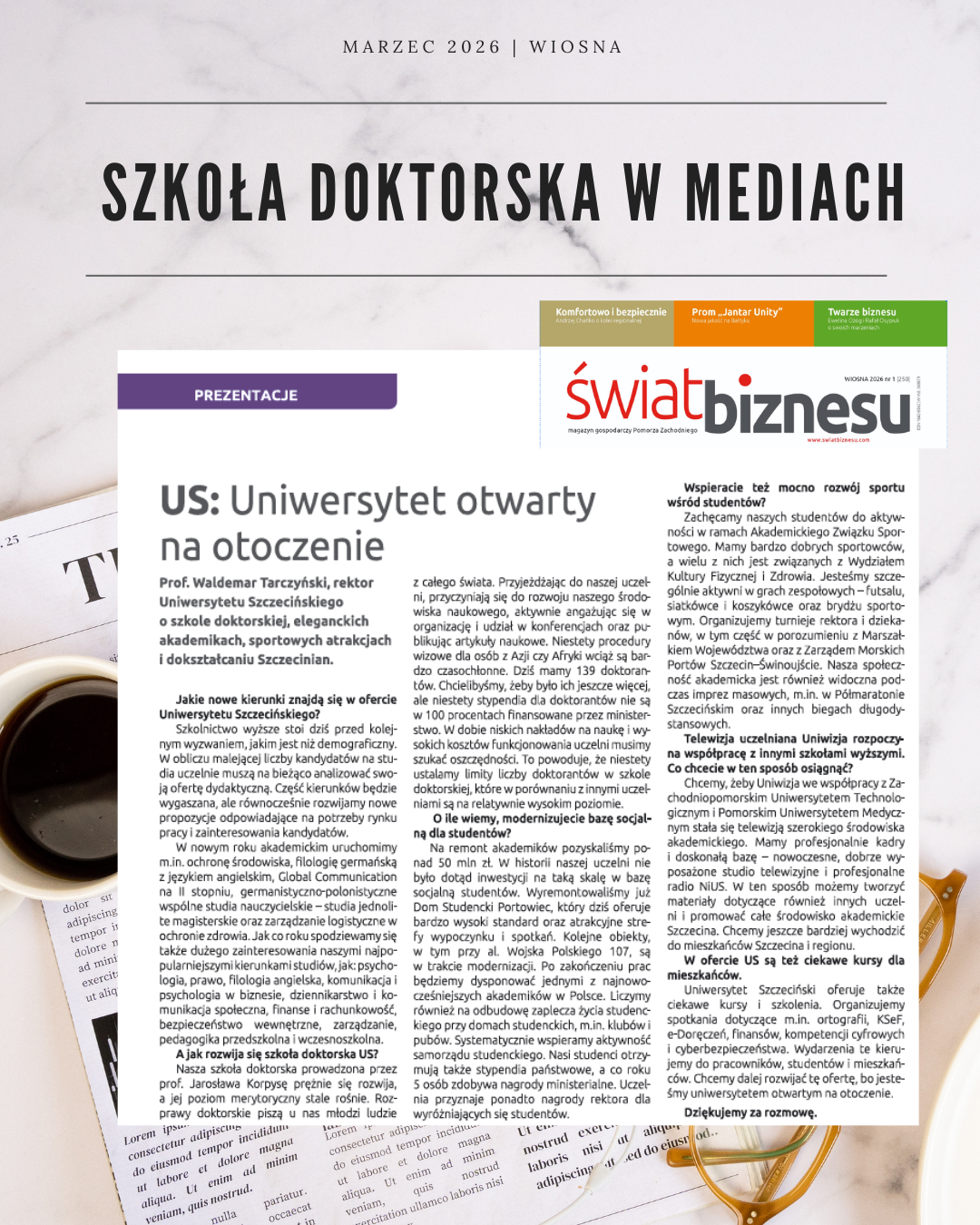 Szkoła Doktorska w Świecie Biznesu