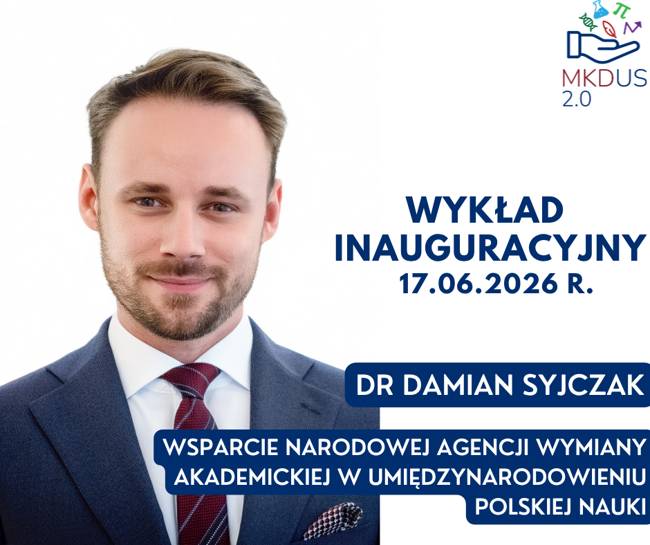 Znamy prelegenta wykładu inauguracyjnego VI edycji MKDUS 2026!
