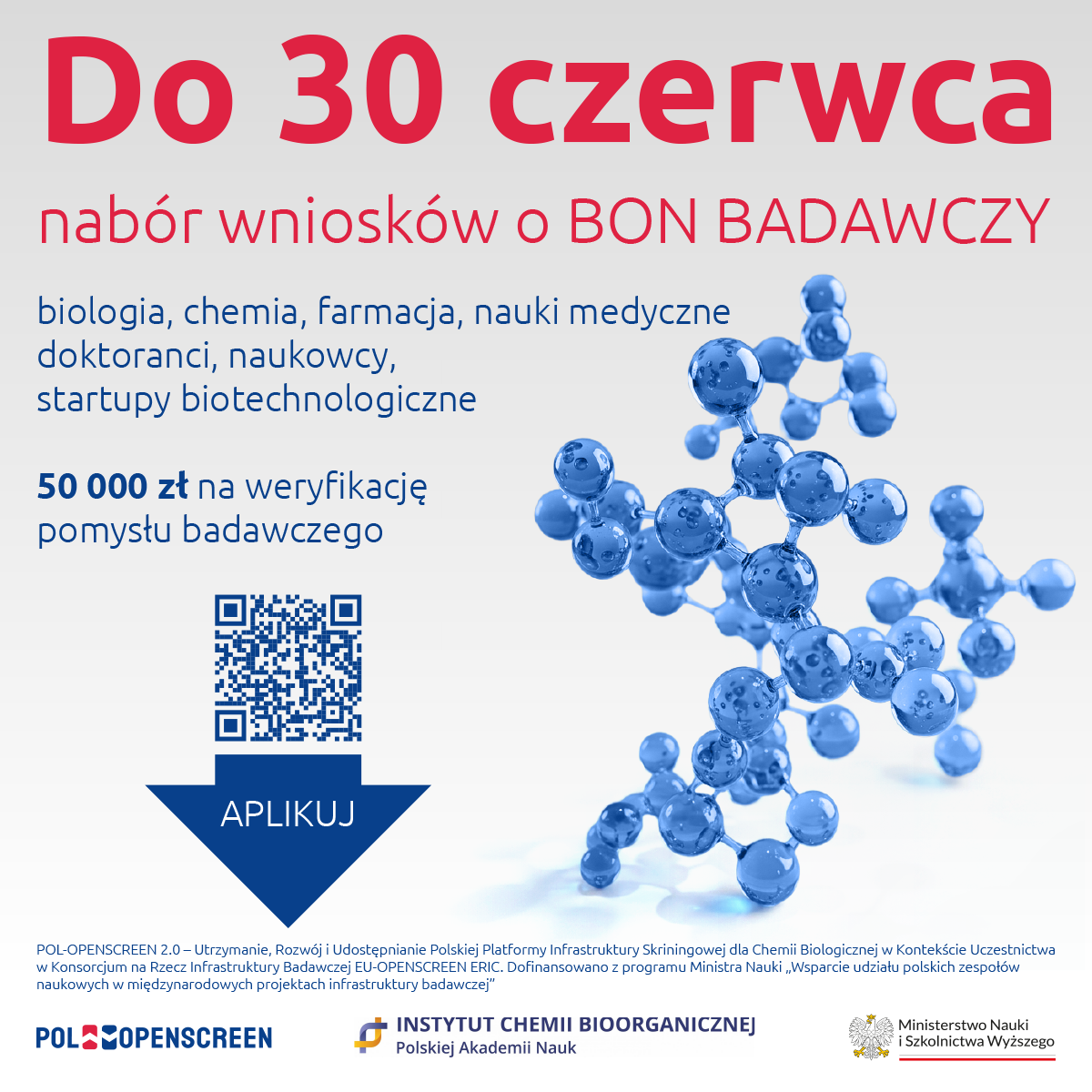 Program bonów badawczych POL-OPENSCREEN 2.0.