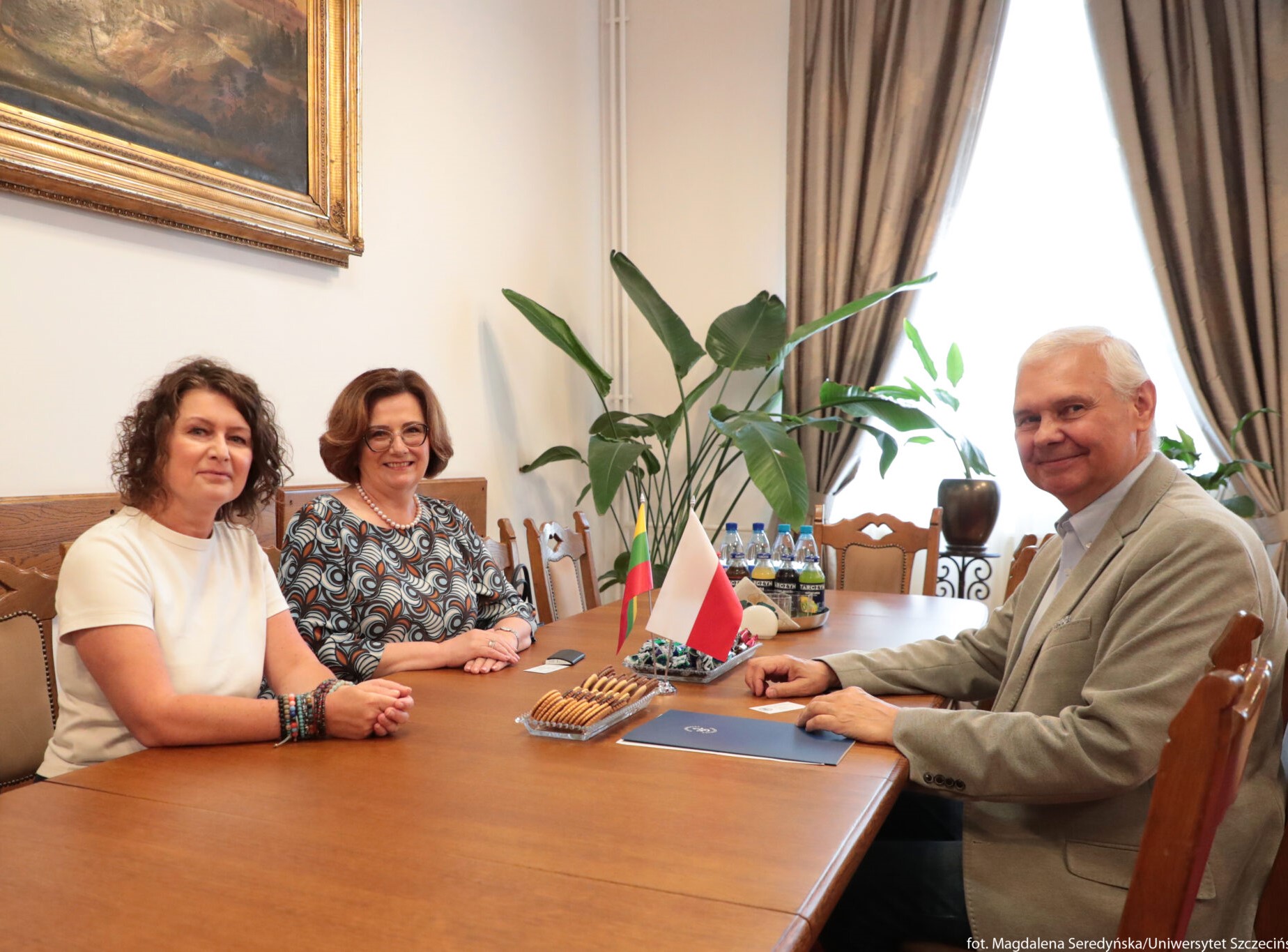 Członkini Międzynarodowej Rady Doradczej Szkoły Doktorskiej, prof. dr Astrida Miceikienė, z wizytą w Uniwersytecie Szczecińskim