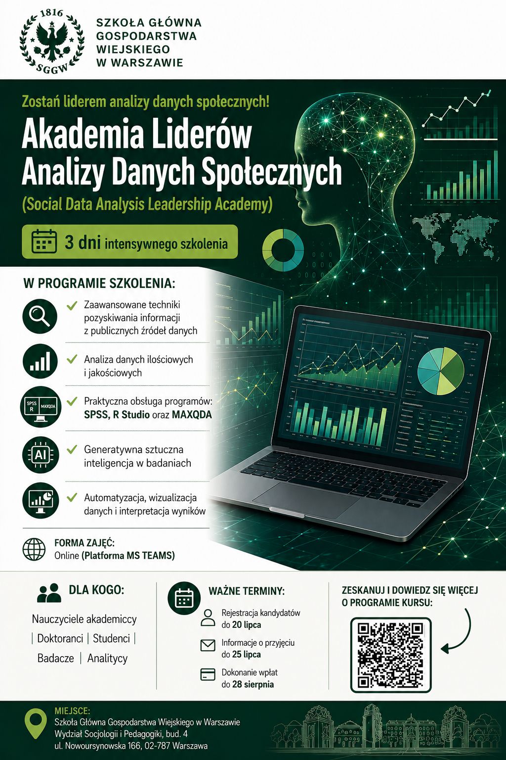 Akademia liderów analizy danych społecznych-kurs szkoleniowy