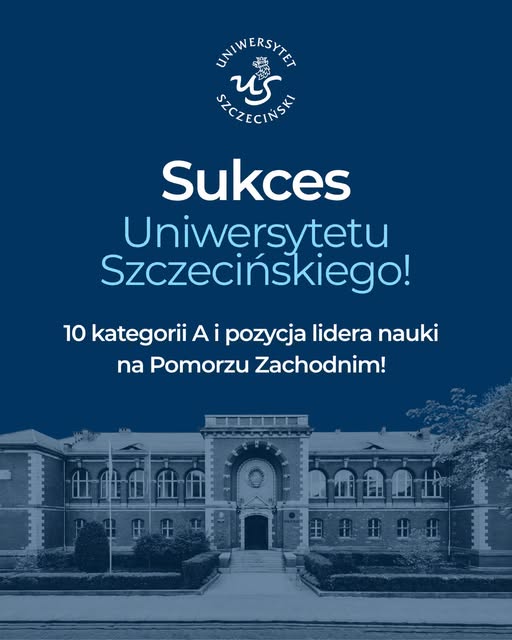 Wyniki ewaluacji jakości działalności naukowej Uniwersytetu Szczecińskiego