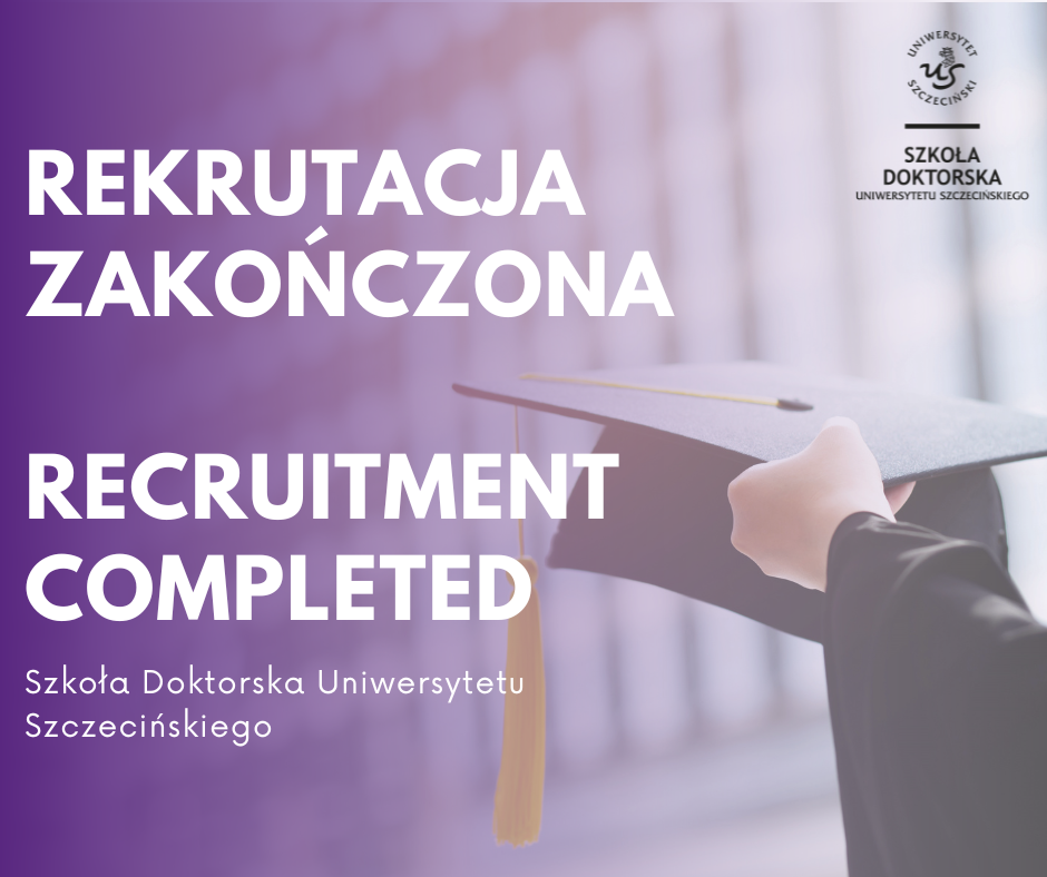 Rekrutacja do Szkoły Doktorskiej na r.a. 2026/2027 zakończona