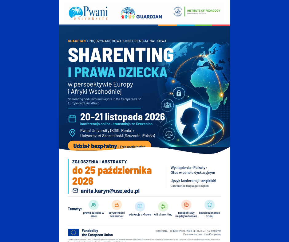 GUARDIAN conference on sharenting, 20–21 November
