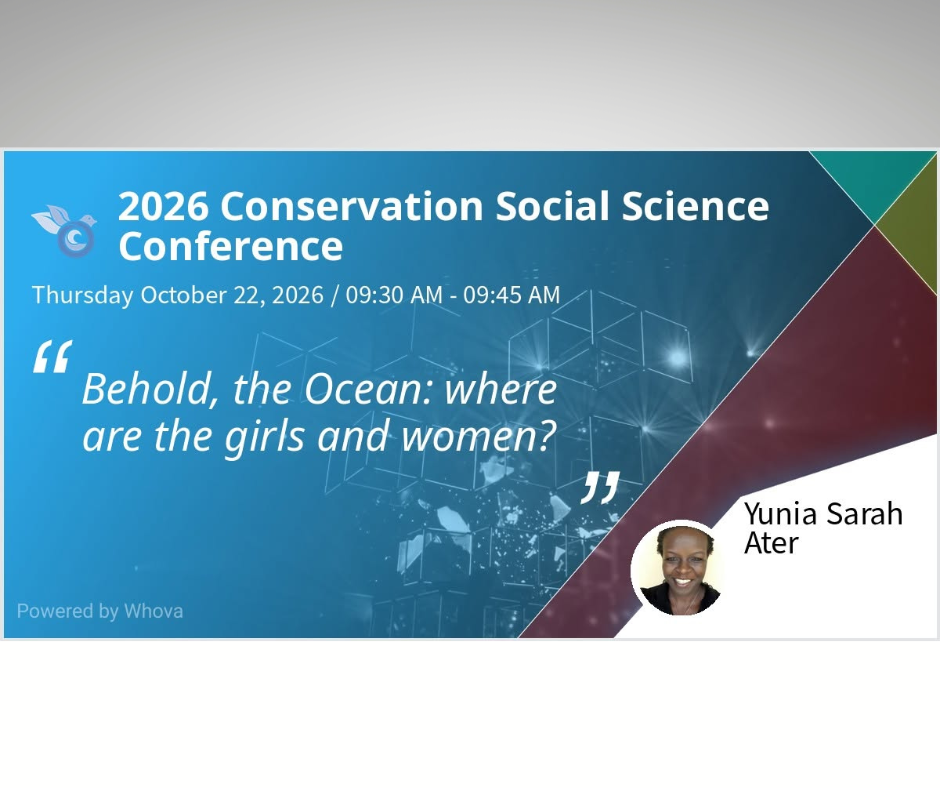 Doktorantka Szkoły Doktorskiej z referatem na Conservation Social Science Conference 2026